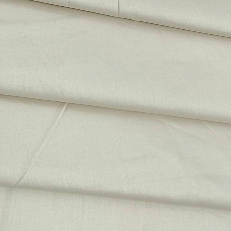 Shirt Fabric Raymond 70s Giza Cotton Plain Blanched Almon Brown