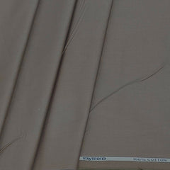 Shirt Fabric Raymond 70s Giza Cotton Plain Colour Dark Vanilla