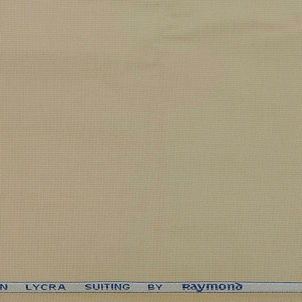 Trouser Fabric Raymond Pure Cotton Self Textured Color Camel