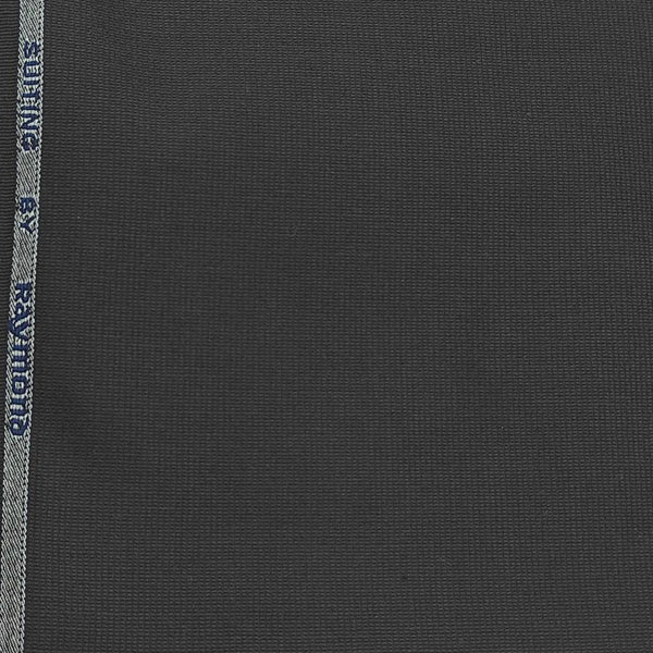Trouser Fabric Raymond Pure Cotton Self Textured Color Army Green