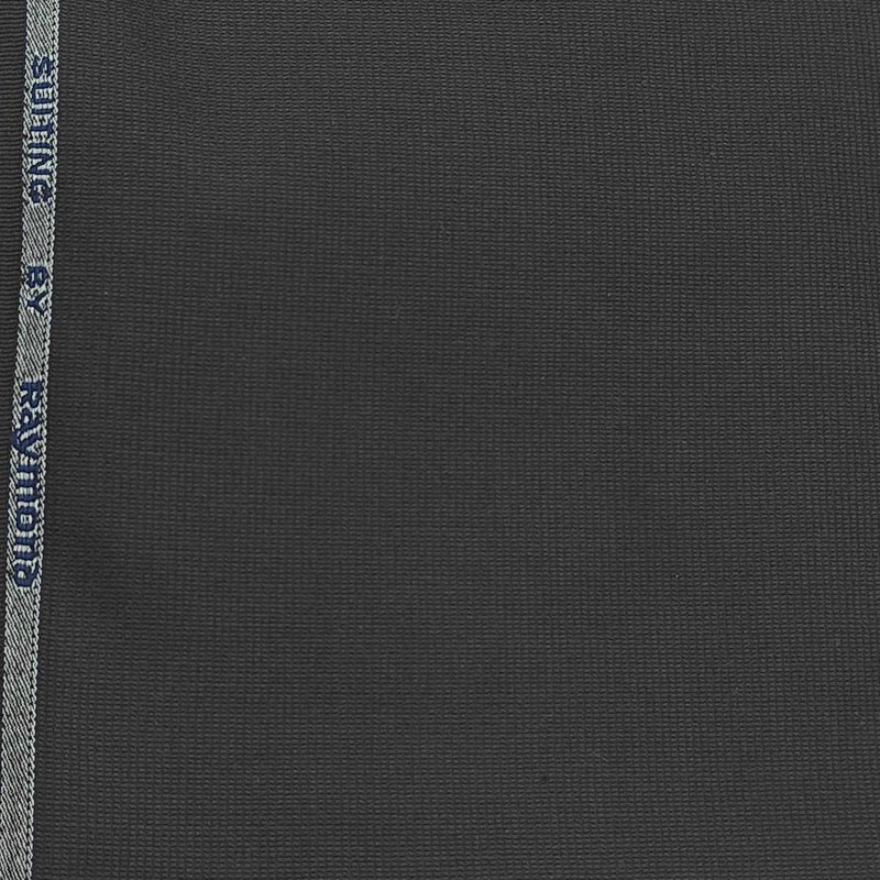 Trouser Fabric Raymond Pure Cotton Self Textured Color Army Green