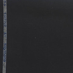 Trouser Fabric Raymond Pure Cotton Self Textured Color Black