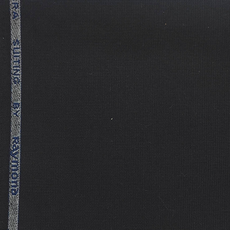 Trouser Fabric Raymond Pure Cotton Self Textured Color Black