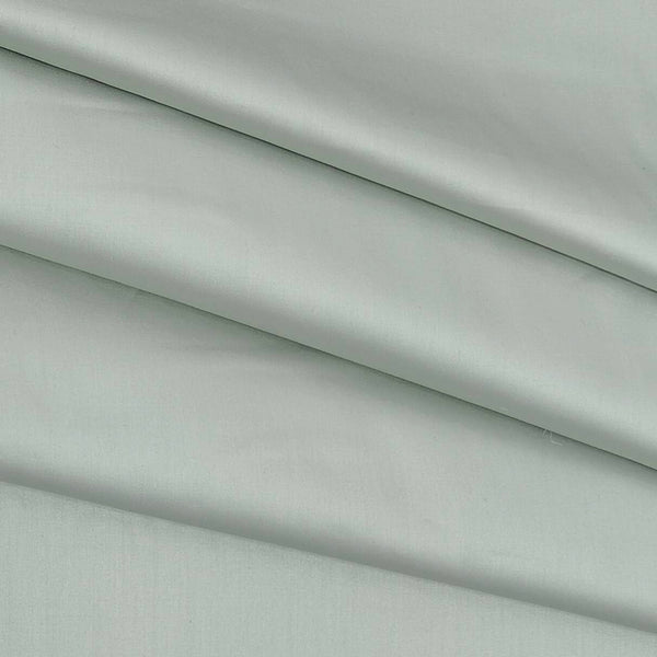 Shirt Fabric Raymond 70s Giza Cotton Plain Colour Beaver Greenish Grey