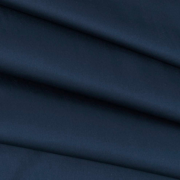 Shirt Fabric Raymond 70s Giza Cotton Plain Colour Dark Sapphire Blue