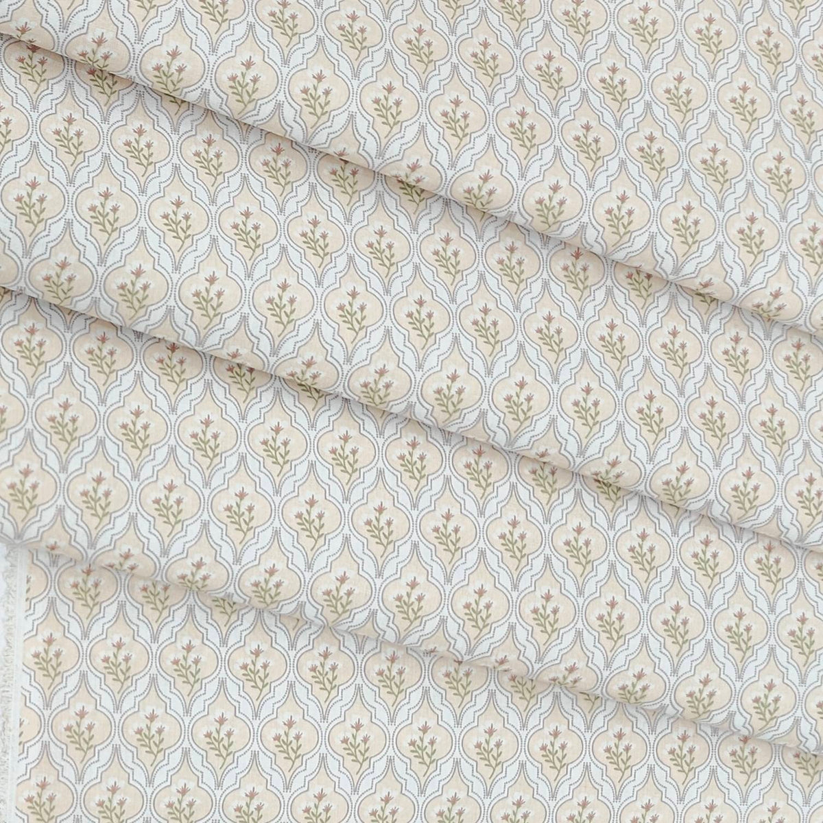 Shirt n Kurta Fabric Stiff Pure Cotton Premium Digital Printed Colour Tan Brown