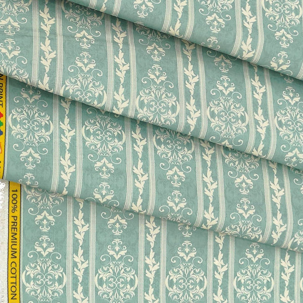 Shirt n Kurta Fabric Stiff Pure Cotton Premium Digital Printed Colour Pistachio Green