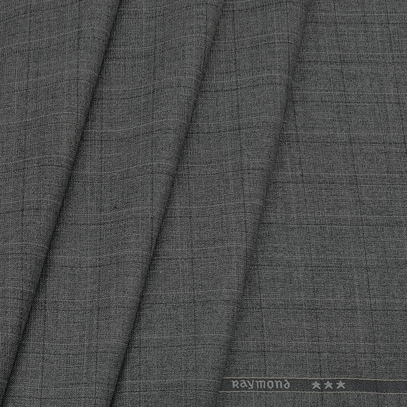 Trouser Fabric Raymond PV Thick Check Colour Classic Silver