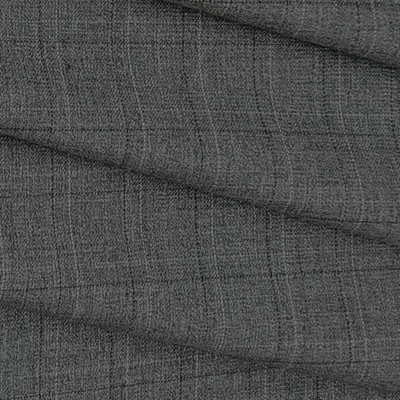 Trouser Fabric Raymond PV Thick Check Colour Classic Silver