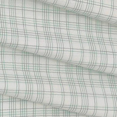 Shirt Fabric Raymond 100% Cotton Mix check Colour Light Green