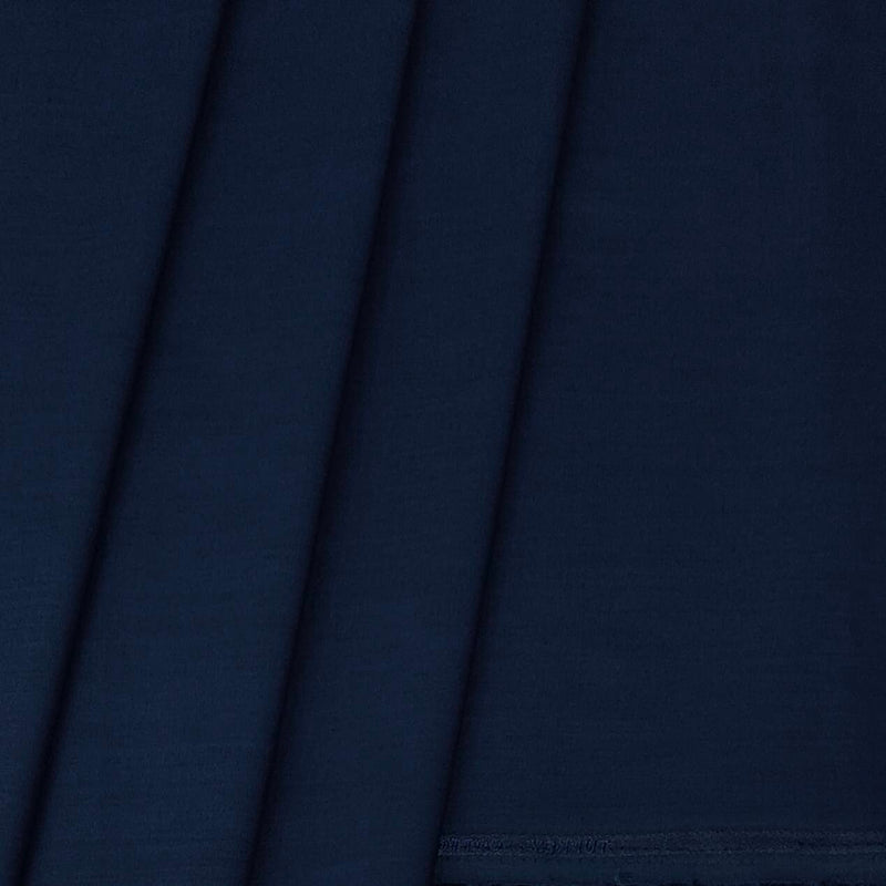 Shirt Fabric ManTire wrinkle Free PC Plain Fill a Fill Colour Navy Blue