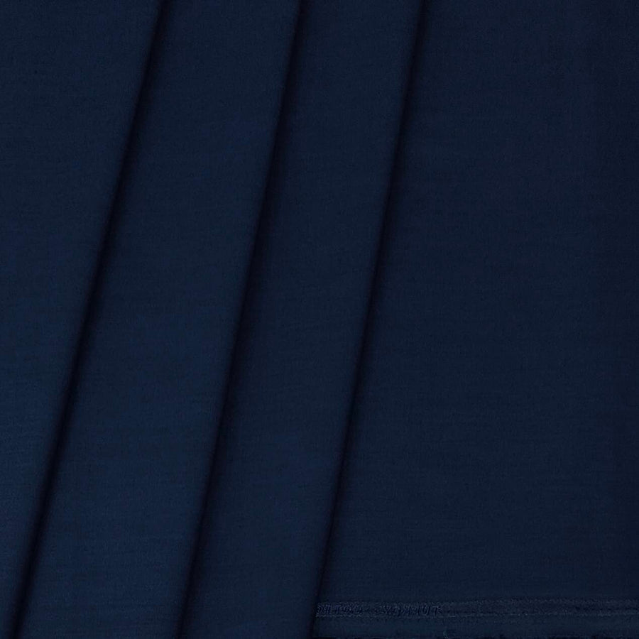 Shirt Fabric ManTire wrinkle Free PC Plain Fill a Fill Colour Navy Blue