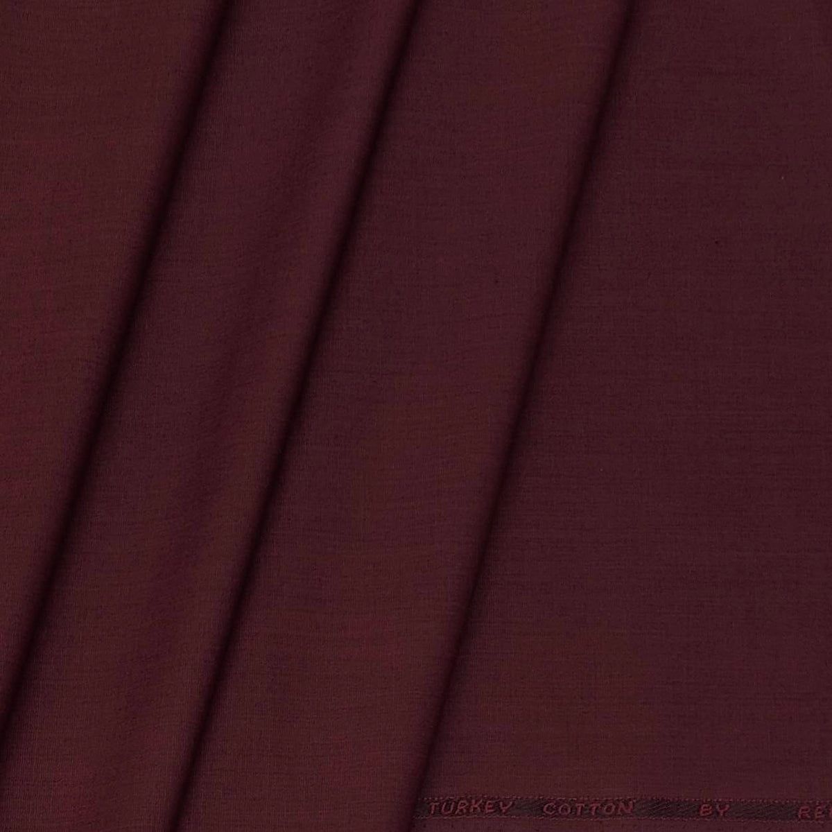 Shirt Fabric ManTire wrinkle Free PC Plain Fill a Fill Colour Brownish Red