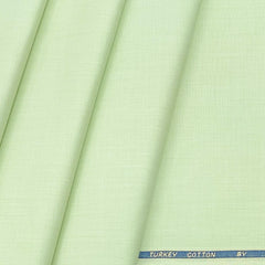 Shirt Fabric ManTire wrinkle Free PC Plain Fill a Fill Colour Gin Green