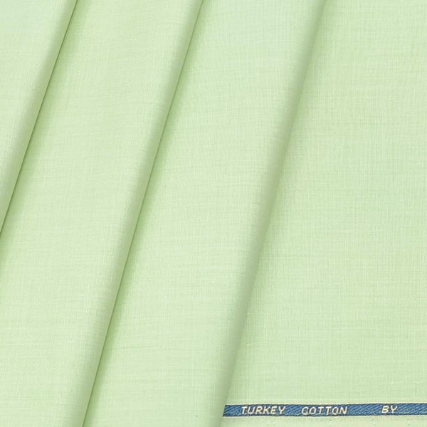 Shirt Fabric ManTire wrinkle Free PC Plain Fill a Fill Colour Gin Green