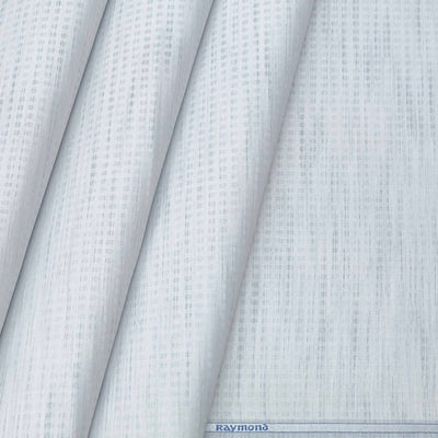 Shirt Fabric Raymond Blended Broad Dobby Colour Unicorn Silver