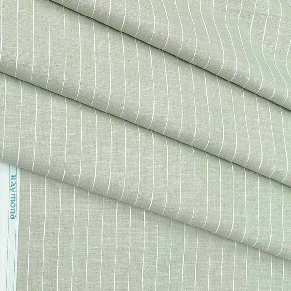 Shirt Fabric Raymond Blended Broad Lining Colour Celadon Green