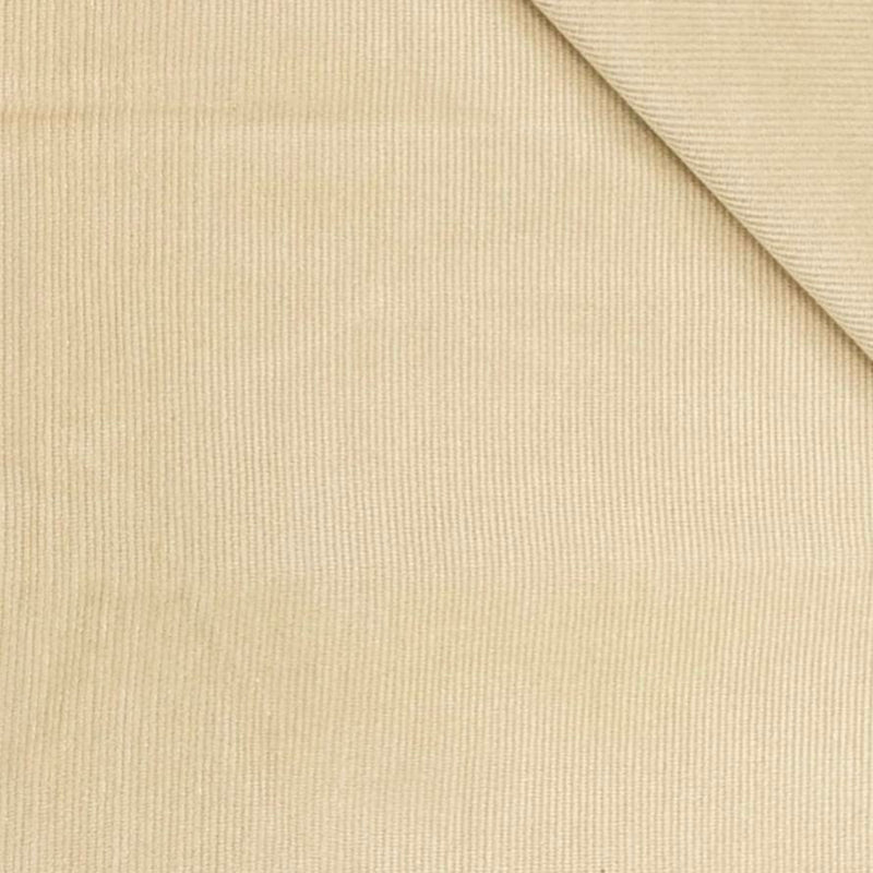 Arvind Pure Cotton stretchable Corduroy Trouser Fabric Colour Off white