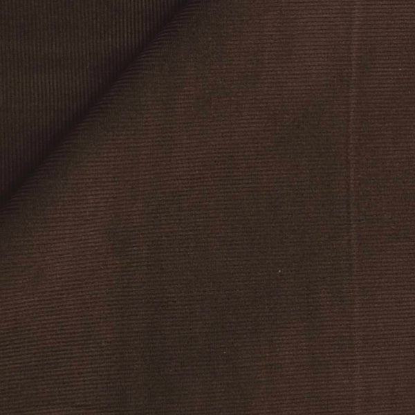 Corduroy Arvind Pure Cotton stretchable Trouser Fabric Colour Dark Coffee