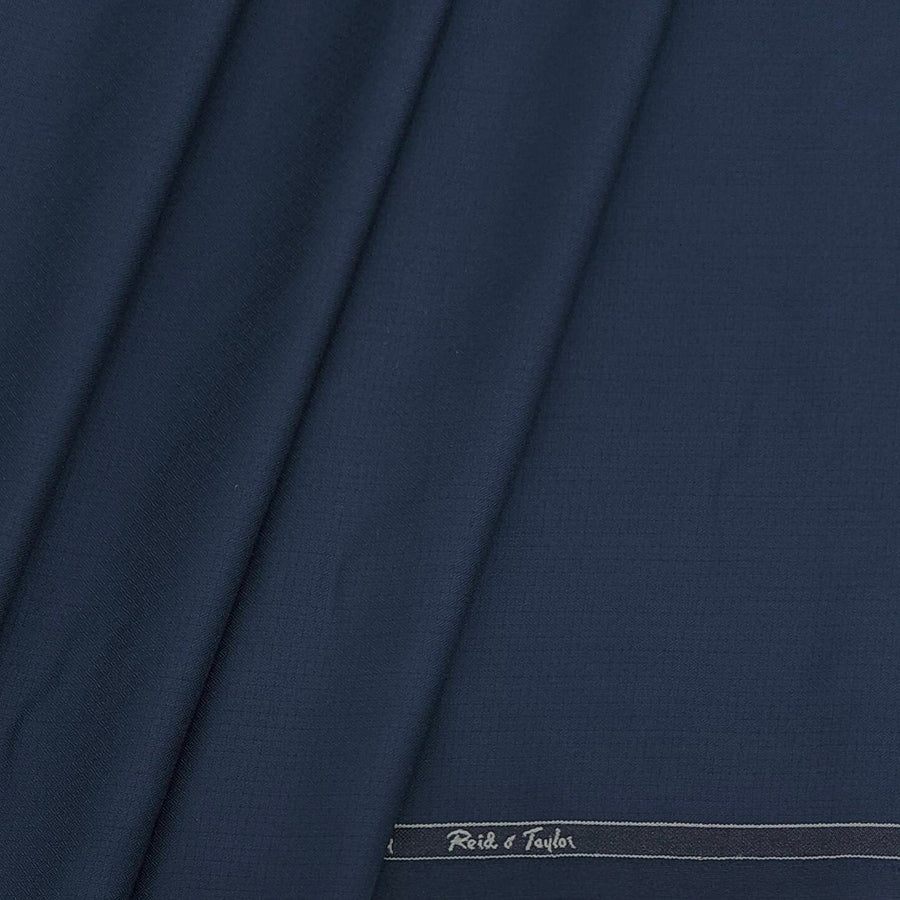 Trouser Fabric Reid & Taylor PV Self Dotted Colour Peacock Blue