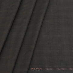 Trouser Fabric Reid & Taylor PV Check Colour Heavy Brown