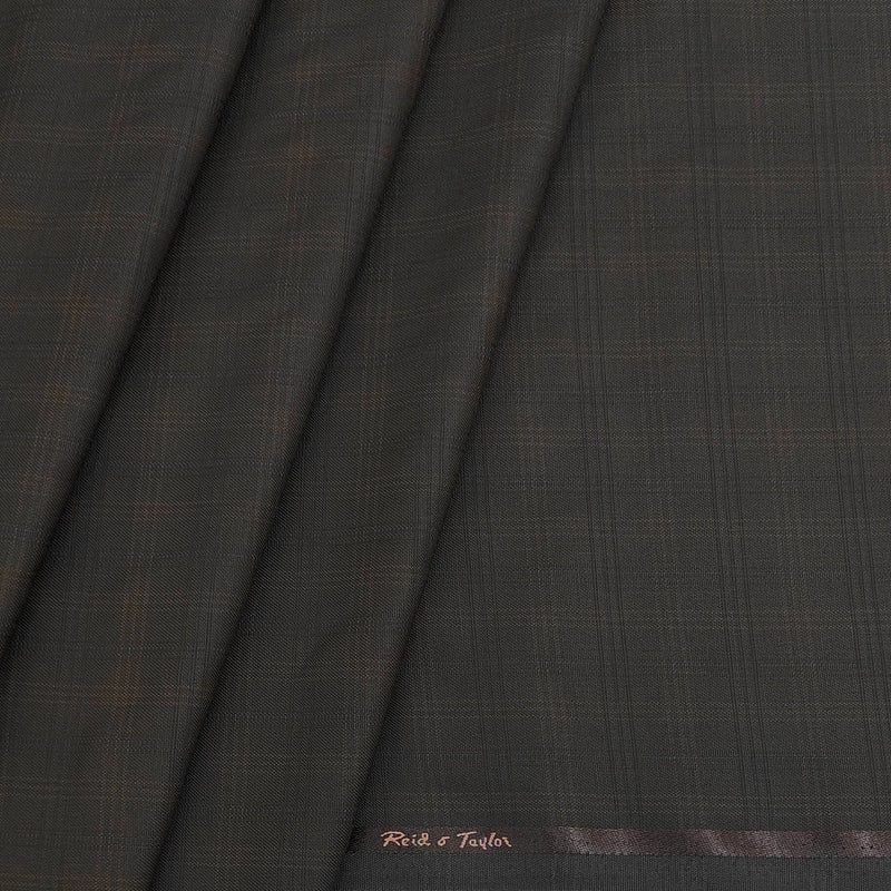 Trouser Fabric Reid & Taylor PV Check Colour Heavy Brown