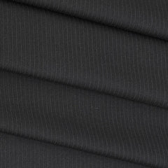 Trouser Fabric Reid & Taylor PV Pin Lining Colour Worsted Black