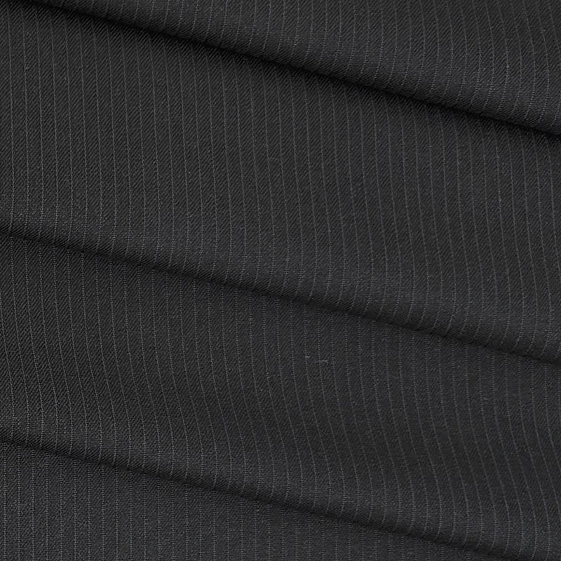 Trouser Fabric Reid & Taylor PV Pin Lining Colour Worsted Black