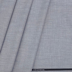 Trouser Fabric Graviera 4Way Lycra Premium Plain Colour Off White