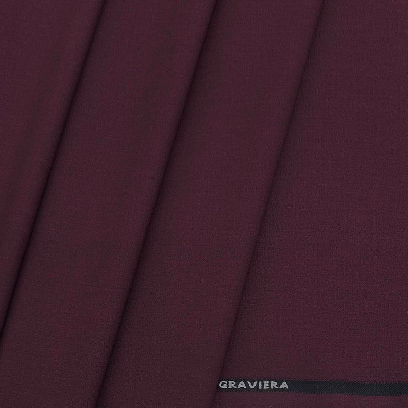Trouser Fabric Graviera 4Way Lycra Premium Plain Color Dark Coffee