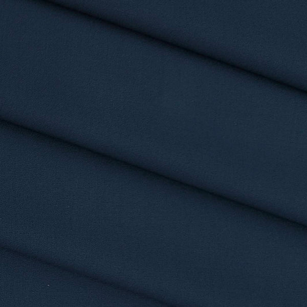 Trouser Fabric Graviera 4Way Lycra Premium Plain Color Midnight Blue