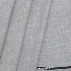 Trouser Fabric Graviera 4Way Lycra Premium Plain Color Silver