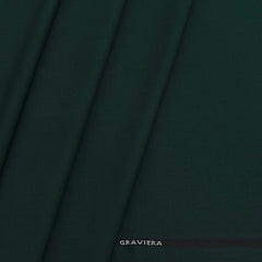 Trouser Fabric Graviera 4Way Lycra Premium Plain Color Castelon Green
