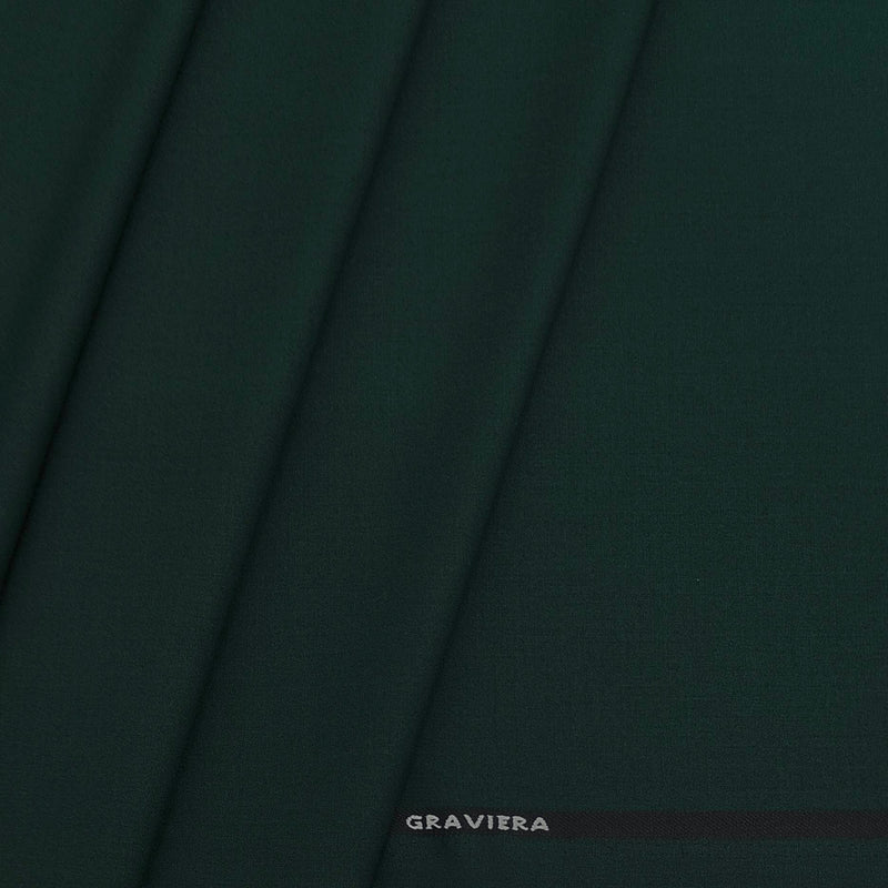 Trouser Fabric Graviera 4Way Lycra Premium Plain Color Castelon Green