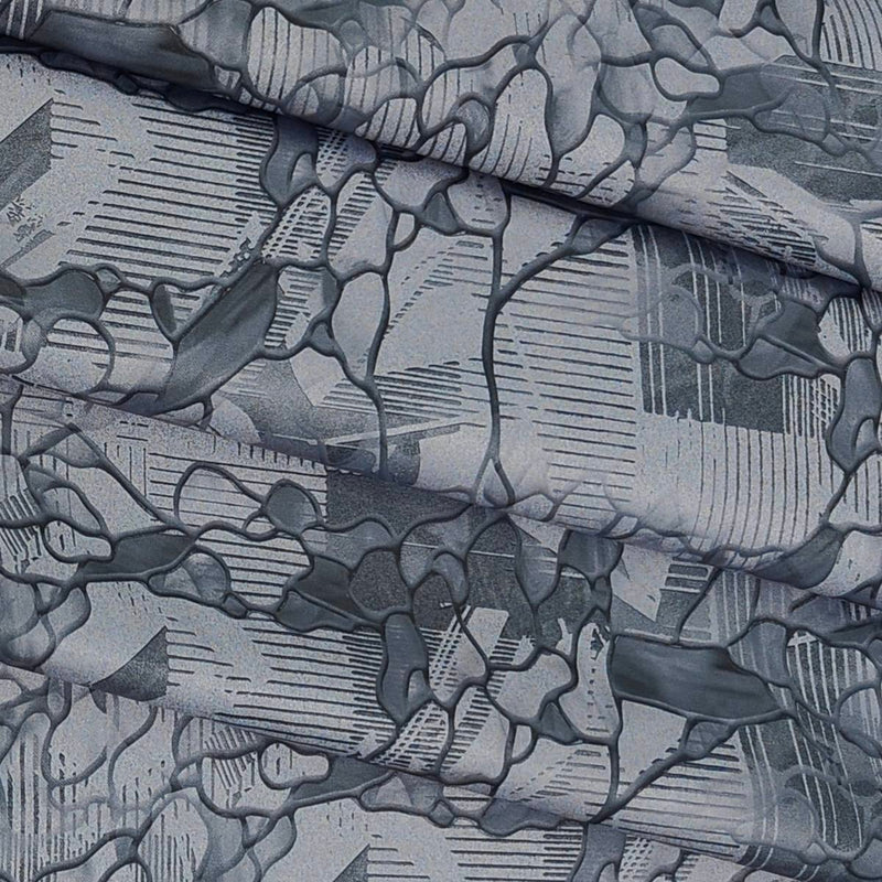 Shirt Fabric Raymond Polished Cotton Digital Printed Colour Light Black N Off White