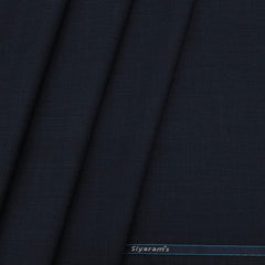Trouser Fabric Siyaram PV Check Colour Prussian Blue