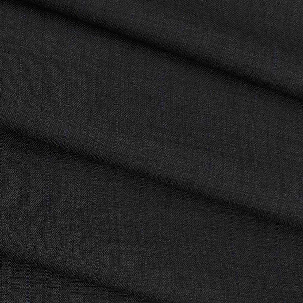 Trouser Fabric Siyaram PV Check Colour Light Smoky Black