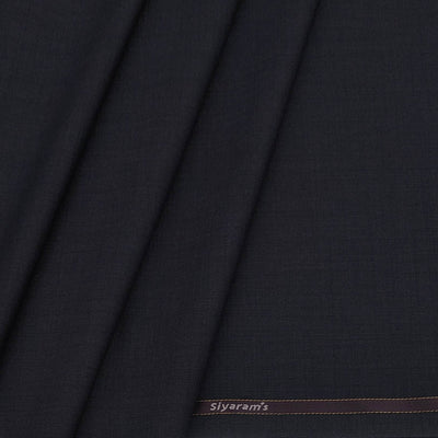 Trouser Fabric Siyaram PV Plain Colour Indigo Wine