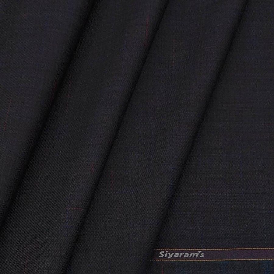 Trouser Fabric Siyaram PV Mix Check Colour Wine