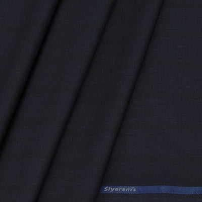 Trouser Fabric Siyaram PV Broad Check Colour Midnight Blue