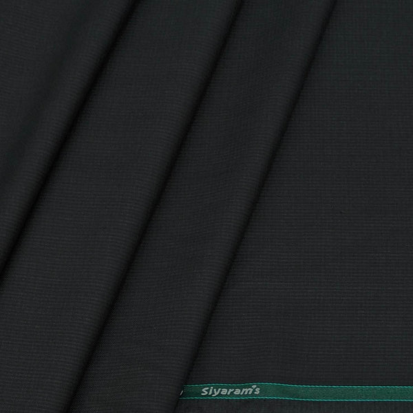 Trouser Fabric Siyaram PV Mix Check Colour Dark Grey