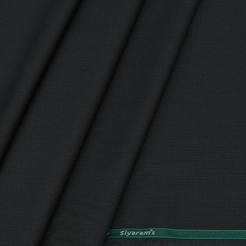 Trouser Fabric Siyaram PV Mix Check Colour Dark Grey