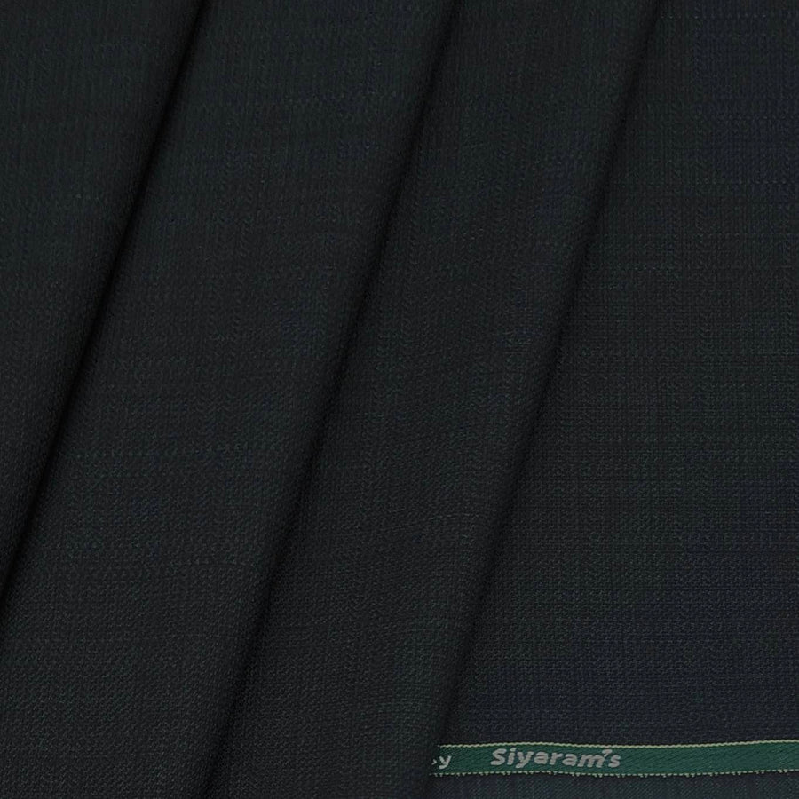 Trouser Fabric Siyaram PV Mix Check Colour Juniper Green