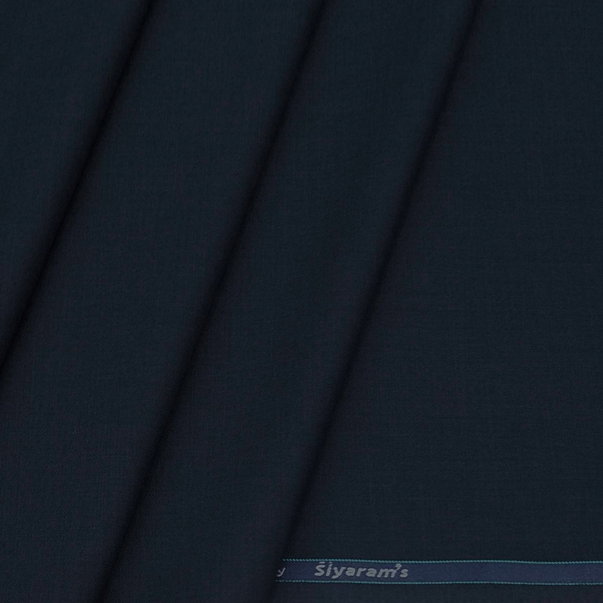 Trouser Fabric Siyaram PV Plain Colour Denim Blue