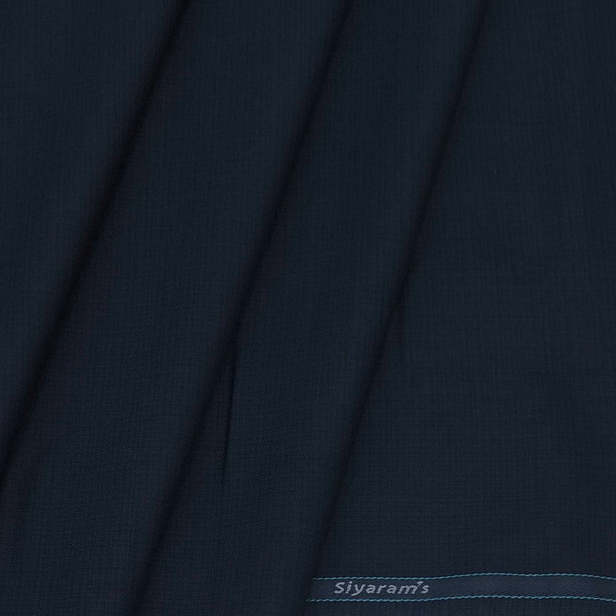 Trouser Fabric Siyaram PV Dobby Colour Peacock Blue