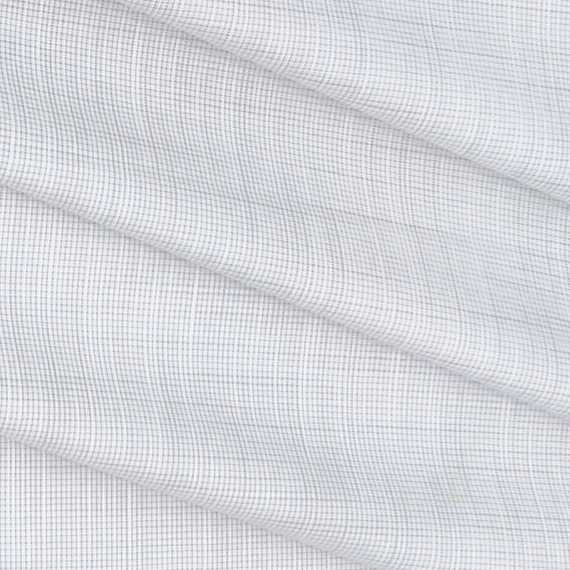 Shirt Fabric Arvind Giza Cotton  pin Check Colour Light Grey