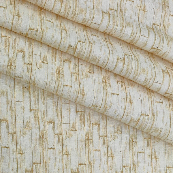 Shirt Fabric Linen Club Linen Blended Printed Colour Air Brown