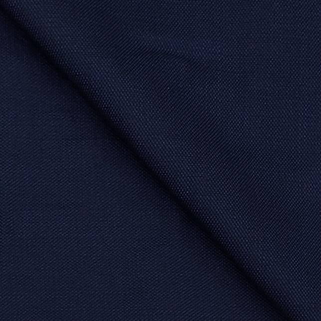 Trouser Fabric Raymond Slub Colour Hunt Blue