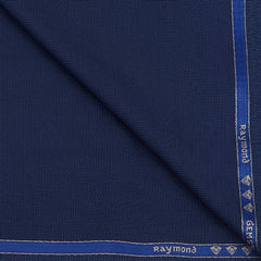 Trouser Fabric Raymond Pin Dotted Colour Usafa Blue