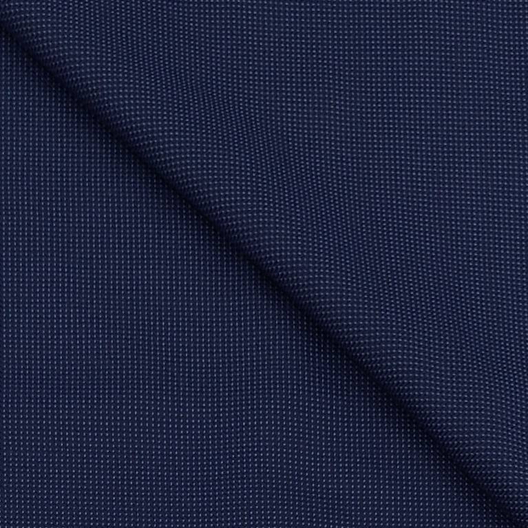 Trouser Fabric Raymond Pin Dotted Colour Usafa Blue